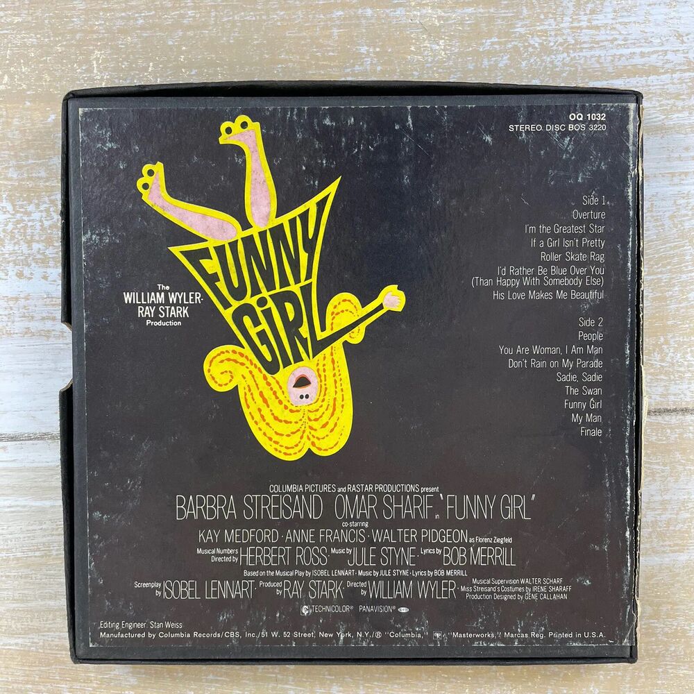 Barbra Streisand - Funny Girl Original Soundtrack Reel To Reel Tape